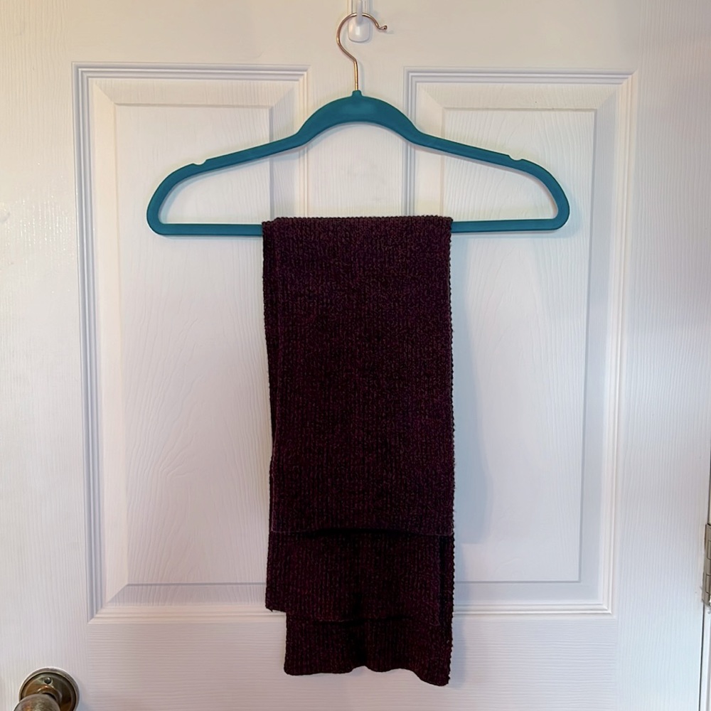 Dark purple scarf